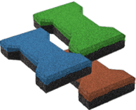 Резиновая брусчатка