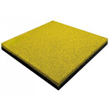 Резиновая плитка толщиной 18 мм, желтая