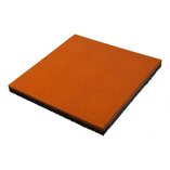 Резиновая плитка толщиной 12 мм, оранжевая