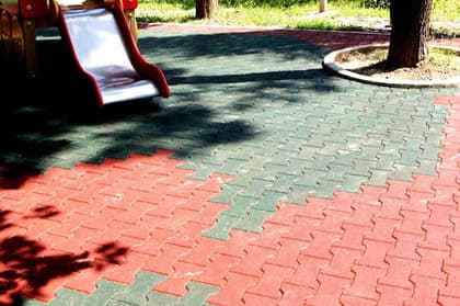 Резиновая брусчатка "Песочные часы"